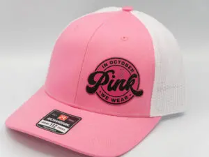 Breast Cancer Awareness "In October We Wear Pink" Hat
