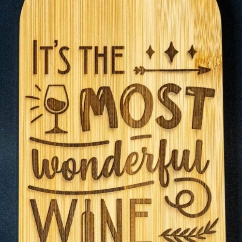 Wine Bottle Cutting Board