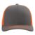 Charcoal/Neon orange
