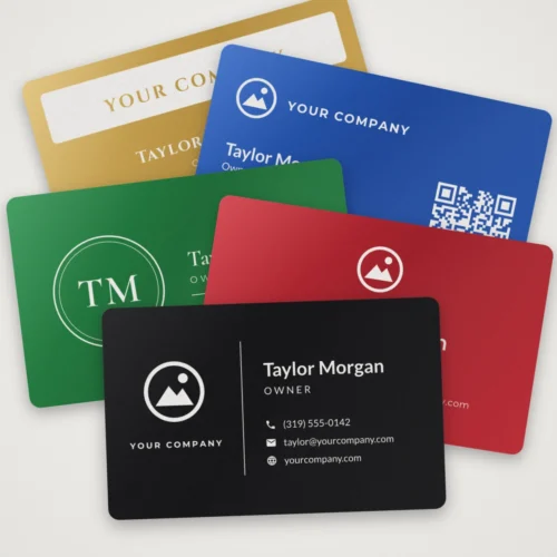 Engraved Metal Business Cards