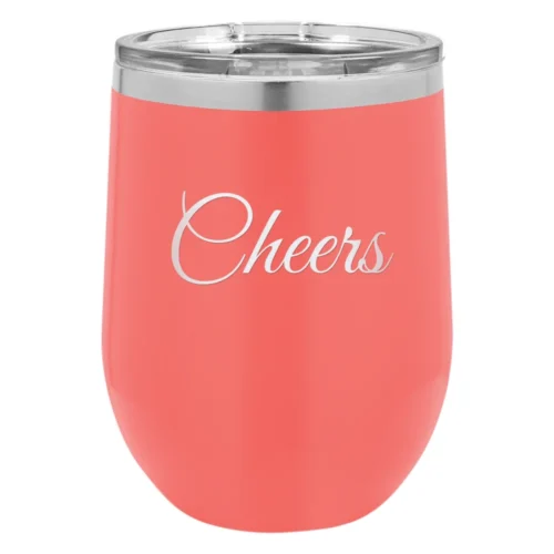 Personalized 12 oz Stemless Wine Tumbler