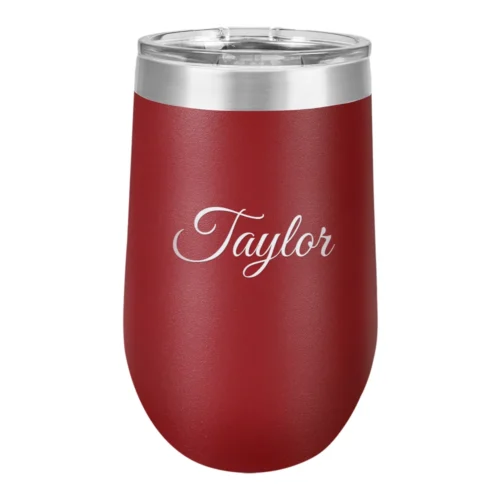 Personalized 16 oz Stemless Wine Tumbler