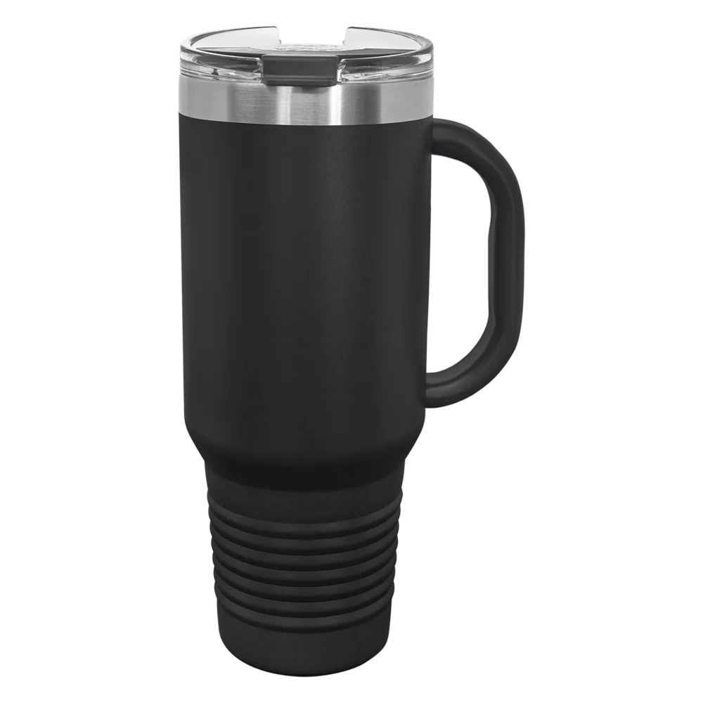 Personalized 40 oz Tumbler with Handle - Image 2